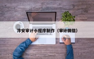葫芦岛淳安审计小程序制作（审计微信）